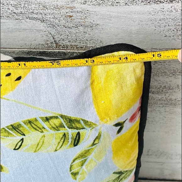 *Sweeten It Lemon Buffalo Check Pillow NEW - Picture 8 of 10